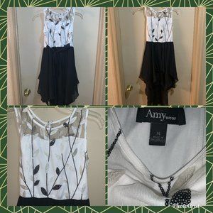 Amy Byer Girls Sleeveless Dress SZ 14 HIGH LOW